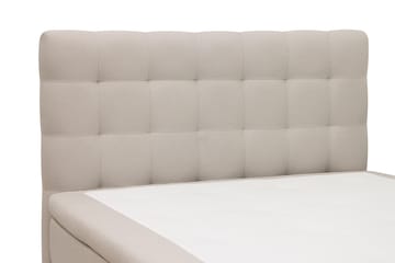 HVILA Classic Komplett Sängpaket 120x200 cm Kontinentalsäng med rutad sänggavel - Beige - Möbler - Säng - Komplett sängpaket