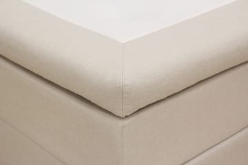 HVILA Classic Komplett Sängpaket 120x200 cm Kontinentalsäng med rutad sänggavel - Beige - Möbler - Säng - Komplett sängpaket