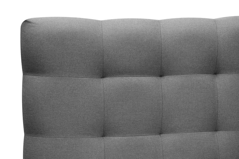 HVILA Classic Komplett Sängpaket 120x200 cm Kontinentalsäng med rutad sänggavel - Grå - Möbler - Säng - Komplett sängpaket