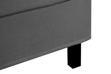 HVILA Classic Komplett Sängpaket 120x200 cm Kontinentalsäng med rutad sänggavel - Grå - Möbler - Säng - Komplett sängpaket