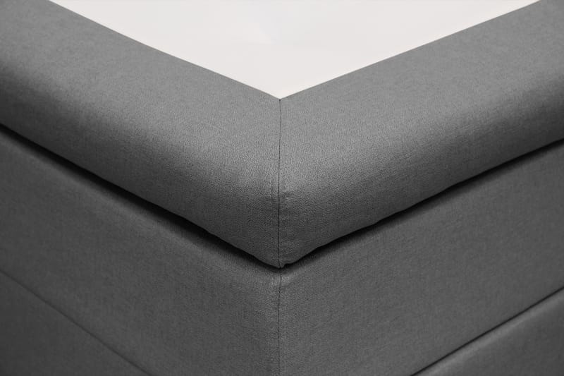 HVILA Classic Komplett Sängpaket 120x200 cm Kontinentalsäng med rutad sänggavel - Grå - Möbler - Säng - Komplett sängpaket