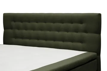 HVILA Classic Komplett Sängpaket 160x200 cm Kontinentalsäng med diamant sänggavel - Grön - Möbler - Säng - Komplett sängpaket