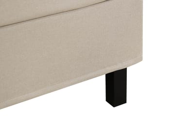 HVILA Classic Komplett Sängpaket 160x200 cm Kontinentalsäng med rutad sänggavel - Beige - Möbler - Säng - Komplett sängpaket