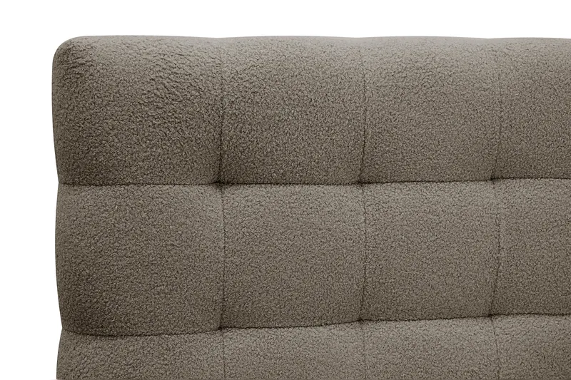 HVILA Classic Komplett Sängpaket 160x200 cm Kontinentalsäng med rutad sänggavel - Brun / Teddy - Möbler - Säng - Kontinentalsäng