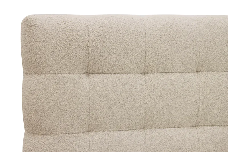 HVILA Classic Komplett Sängpaket 180x200 cm Kontinentalsäng med rutad sänggavel - Beige / Teddy - Möbler - Säng - Kontinentalsäng