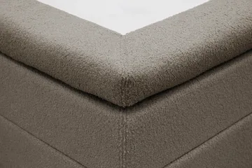 HVILA Classic Komplett Sängpaket 180x200 cm Kontinentalsäng med rutad sänggavel - Brun - Möbler - Säng - Komplett sängpaket