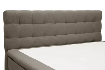 HVILA Classic Komplett Sängpaket 180x200 cm Kontinentalsäng med rutad sänggavel - Brun - Möbler - Säng - Komplett sängpaket