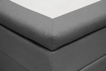 HVILA Classic Komplett Sängpaket 180x200 cm Kontinentalsäng med rutad sänggavel - Grå - Möbler - Säng - Komplett sängpaket