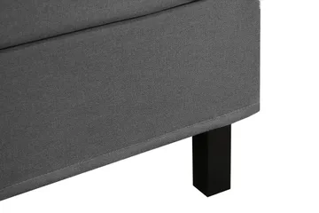 HVILA Classic Komplett Sängpaket 180x200 cm Kontinentalsäng med rutad sänggavel - Grå - Möbler - Säng - Komplett sängpaket