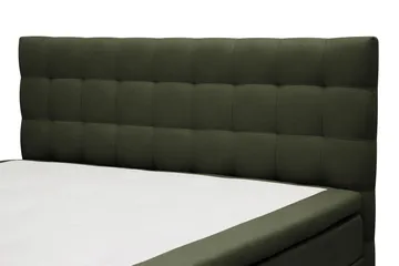 HVILA Classic Komplett Sängpaket 180x200 cm Kontinentalsäng med rutad sänggavel - Grön - Möbler - Säng - Komplett sängpaket