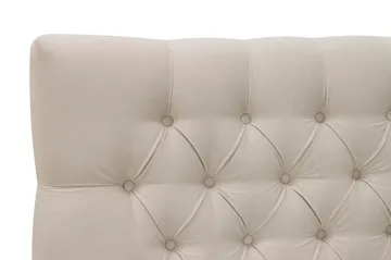 HVILA Lyx Komplett Sängpaket 180x200 cm Kontinentalsäng med knappad sänggavel i sammet - Beige - Möbler - Säng - Komplett sängpaket