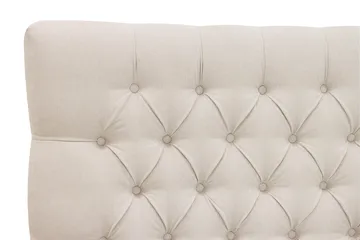 HVILA Lyx Komplett Sängpaket 180x200 cm Kontinentalsäng med knappad sänggavel - Ljusbeige - Möbler - Säng - Komplett sängpaket