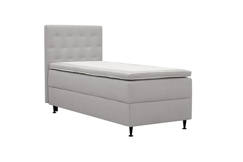 HVILA Plus Komplett Sängpaket med Förvaring 90x200 cm - Grå - Möbler - Säng - Kontinentalsäng