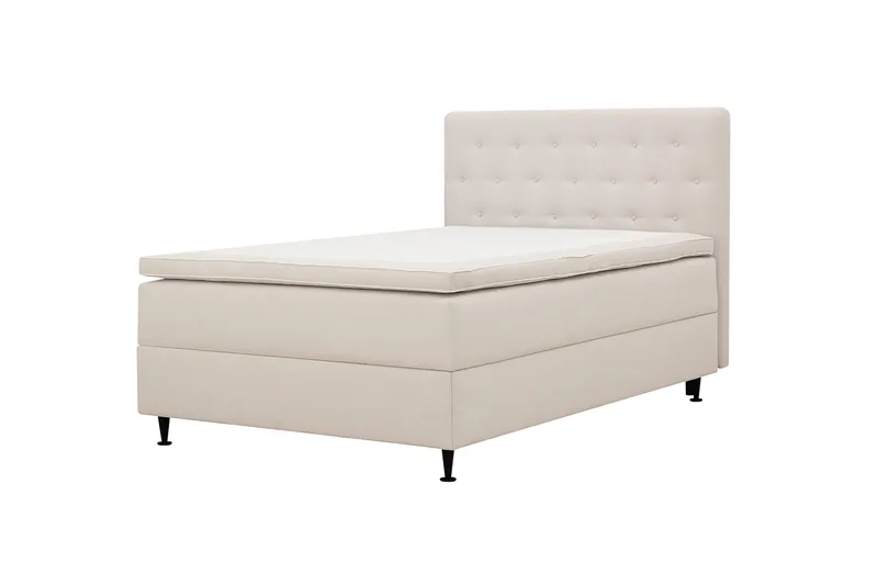 HVILA Plus Komplett Sängpaket med Förvaring 120x200 cm - Ljusbeige - Möbler - Säng - Kontinentalsäng