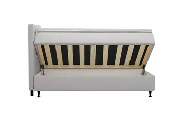 HVILA Plus Komplett Sängpaket med Förvaring 90x200 cm - Grå - Möbler - Säng - Komplett sängpaket