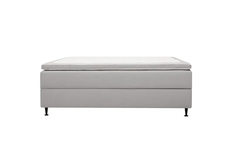 HVILA Plus Kontinentalsäng med Förvaring 140x200 cm - Grå - Möbler - Säng - Komplett sängpaket