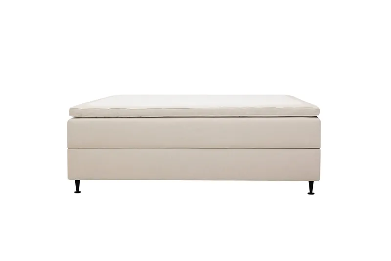 HVILA Plus Kontinentalsäng med Förvaring 120x200 cm - Ljusbeige - Möbler - Säng - Kontinentalsäng
