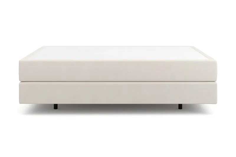 HVILA Premium Kontinentalsäng 180x200 cm med svävande effekt utan bäddmadrass - Vit - Möbler - Säng - Komplett sängpaket
