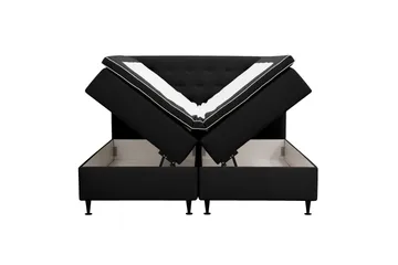 HVILA Plus Komplett Sängpaket med Förvaring 160x200 cm - Antracit - M öbler - Säng - Enkelsäng