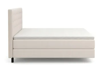 HVILA Premium Sängpaket Kontinentalsäng 180x200 cm med svävande effekt inkl. Bäddmadrass i Latex med Tvättbar klädsel - Medium/Fast - Möbler - Säng - Komplett sängpaket