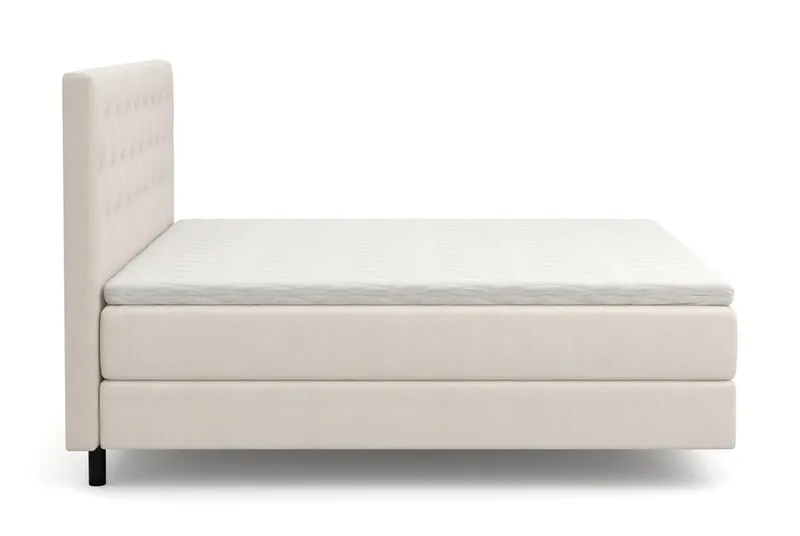 HVILA Premium Sängpaket Kontinentalsäng 180x200 cm med svävande effekt inkl. Bäddmadrass i Latex med Tvättbar klädsel - Medium/Fast - Möbler - Säng - Komplett sängpaket