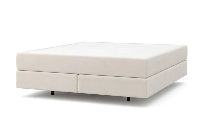 HVILA Premium Kontinentalsäng 180x200 cm med svävande effekt utan bäddmadrass - Vit - Möbler - Säng - Komplett sängpaket