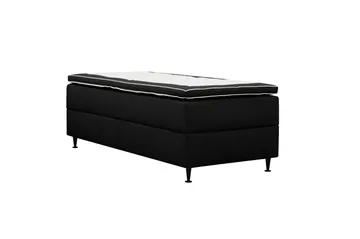 HVILA Plus Kontinentalsäng med Förvaring 90x200 cm - Antracit - Möbler - Säng - Enkelsäng