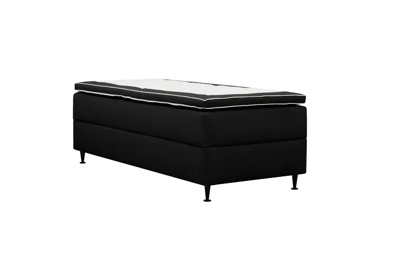 HVILA Plus Kontinentalsäng med Förvaring 90x200 cm - Antracit - Möbler - Säng - Enkelsäng