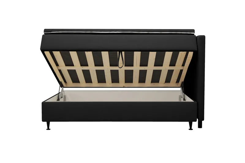 HVILA Plus Komplett Sängpaket med Förvaring 140x200 cm - Antracit - Möbler - Säng - Kontinentalsäng