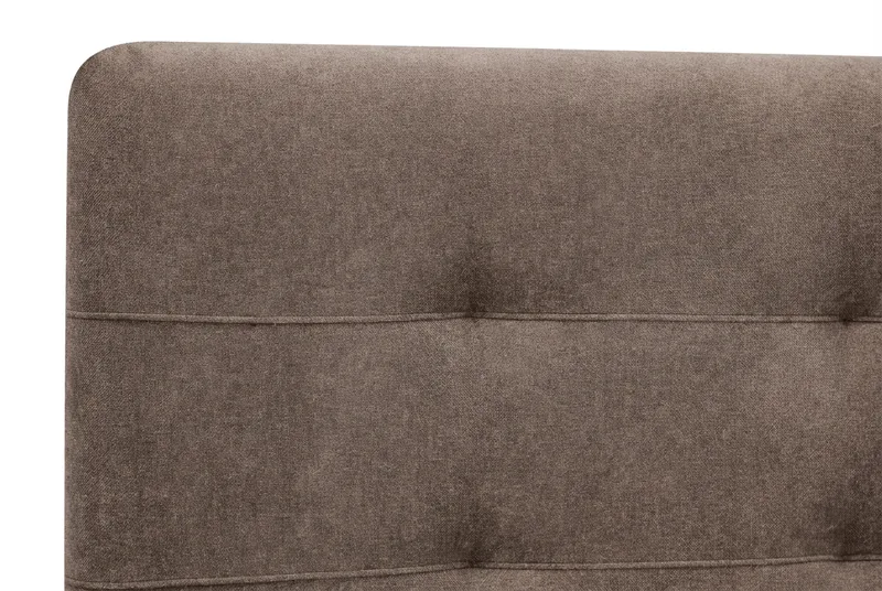 HVILA Premium Komplett Sängpaket 180x200 cm Kontinentalsäng med Sänggavel - Brun Tyg - Möbler - Säng - Kontinentalsäng