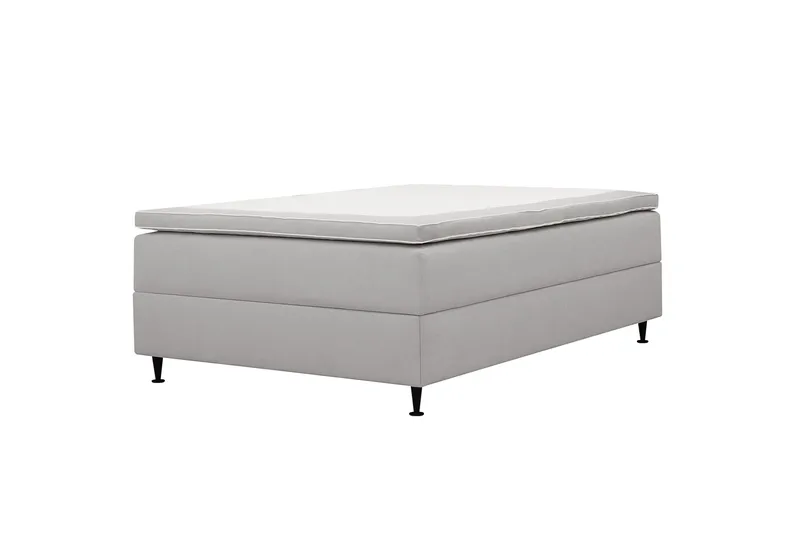 HVILA Plus Kontinentalsäng med Förvaring 140x200 cm - Grå - Möbler - Säng - Komplett sängpaket