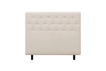 HVILA Plus Komplett Sängpaket – Kontinentalsäng 140x200 cm i Tyg med Förvaring, Sänggavel + Bäddmadrass med Fasthetsgrad Mediumfast - Ljusbeige - Möbler - Säng - Kontinentalsäng