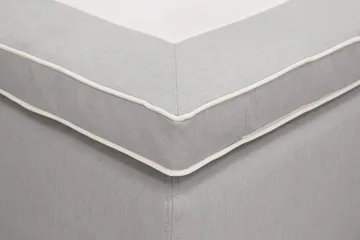 HVILA Plus Kontinentalsäng med Förvaring 140x200 cm - Grå - Möbler - Säng - Komplett sängpaket