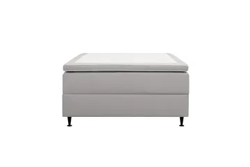 HVILA Plus Kontinentalsäng med Förvaring 140x200 cm - Grå - Möbler - Säng - Komplett sängpaket