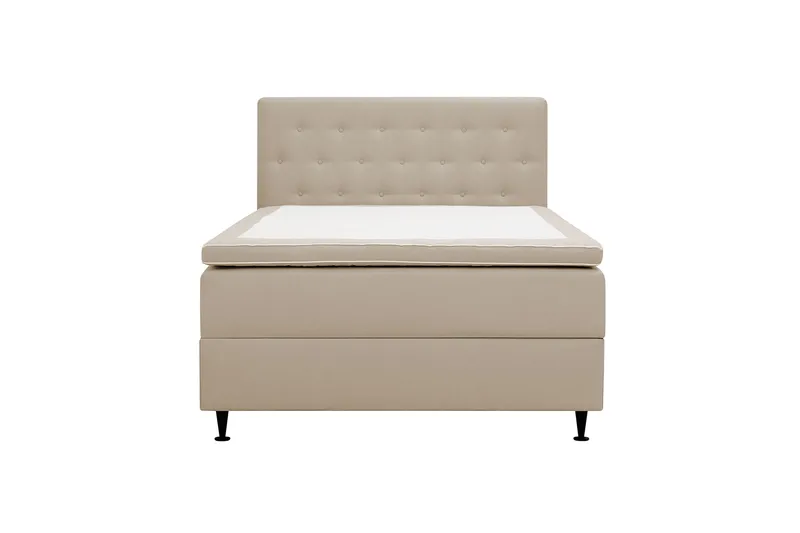 HVILA Plus Komplett Sängpaket med Förvaring 140x200 cm, Beige