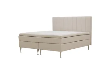 HVILA Plus Kontinentalsäng 160x200 cm - Ljusbeige - Möbler - Säng - Komplett sängpaket