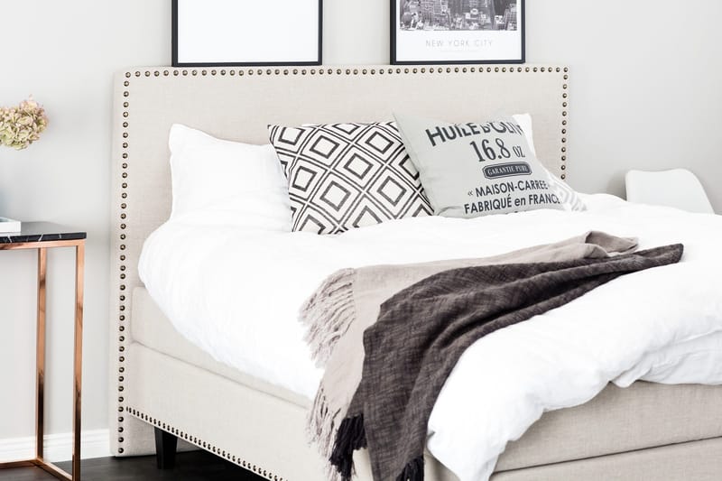 Jolie Komplett Sängpaket 160x200 - Beige - Möbler - Säng - Komplett sängpaket