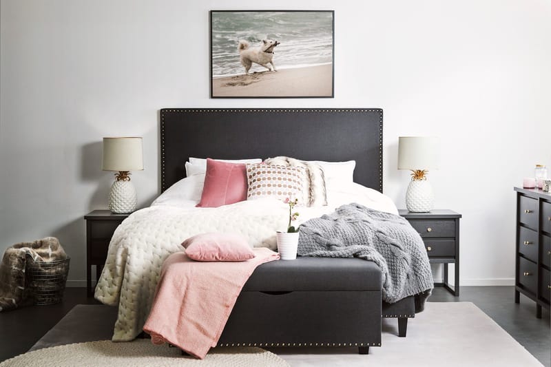 Jolie Komplett Sängpaket 180x200 - Svart - Möbler - Säng - Kontinentalsäng