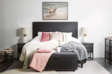 Jolie Kontinentalsäng 180x200 cm - Svart - Möbler - Säng - Kontinentalsäng