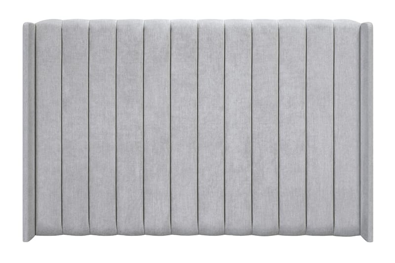 Joluma Komplett Sängpaket – Kontinentalsäng 160x200 cm i Tyg med Sänggavel + Bäddmadrass med Fasthetsgrad Fast - Ljusgrå - Möbler - Säng - Komplett sängpaket