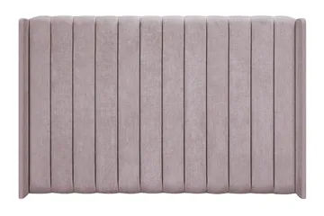 Joluma Komplett Sängpaket – Kontinentalsäng 180x200 cm i Tyg med Sänggavel + Bäddmadrass med Fasthetsgrad Fast - Vintagerose - Möbler - Säng - Komplett sängpaket