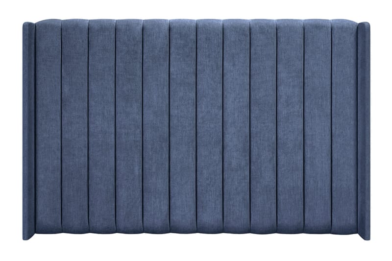 Joluma Komplett Sängpaket – Kontinentalsäng 180x200 cm i Tyg med Sänggavel + Bäddmadrass med Fasthetsgrad Fast/Medium - Mörkblå - Möbler - Säng - Komplett sängpaket