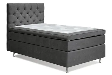 Joluma Kontinentalsäng Medium 105x200 cm - (+Fler val) 105x200 cm Mörkgrå - Möbler - Säng - Komplett sängpaket