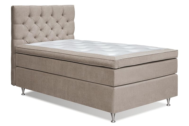 Joluma Sängpaket Fast 120x200 cm - (+Fler val) 120x200 cm Beige - Möbler - Säng - Komplett sängpaket