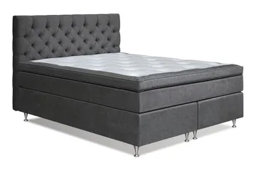 Joluma Sängpaket Fast 160x200 cm - (+Fler val) 160x200 cm Mörkgrå - Möbler - Säng - Kontinentalsäng