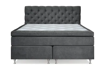 Joluma Sängpaket Fast 160x200 cm - (+Fler val) 160x200 cm Mörkgrå - Möbler - Säng - Kontinentalsäng