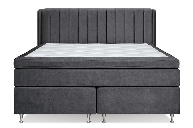 Joluma Sängpaket Fast/Medium 160x200 cm - (+Fler val) 160x200 cm Mörkgrå - Möbler - Säng - Komplett sängpaket
