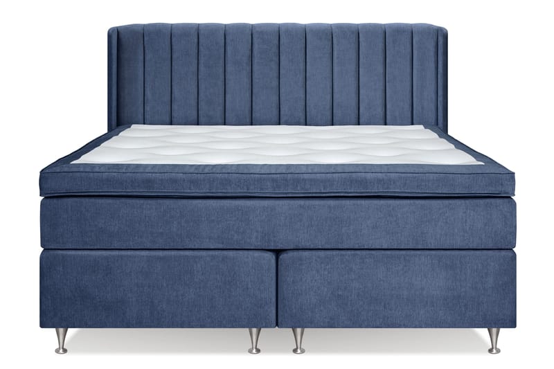Joluma Sängpaket Fast/Medium 180x200 cm - (+Fler val) 180x200 cm Mörkblå - Möbler - Säng - Komplett sängpaket