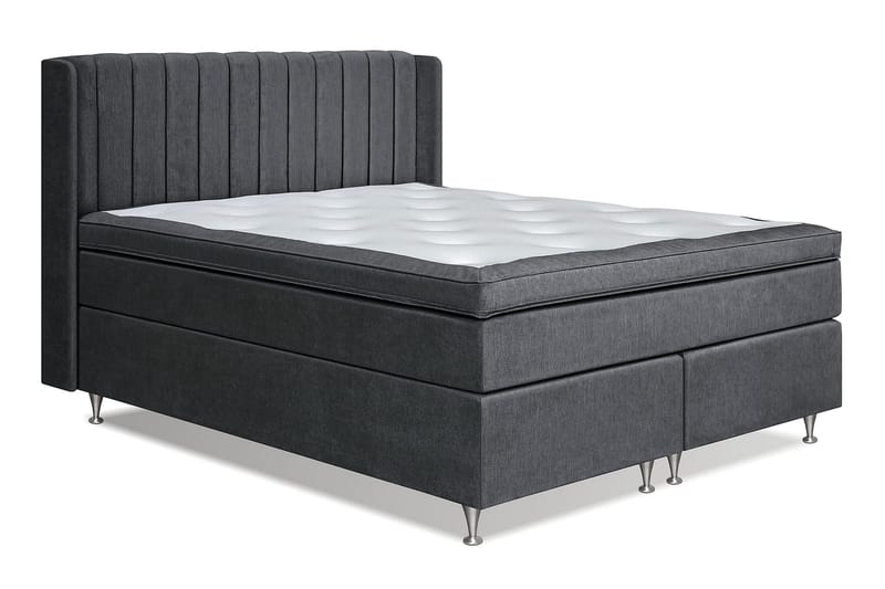 Joluma Sängpaket Medium 160x200 cm - (+Fler val) 160x200 cm Mörkgrå - Möbler - Säng - Kontinentalsäng