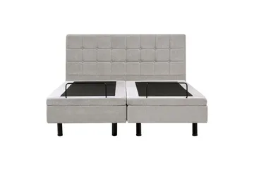 Justerbar säng Duke - Grå, svart, 160x200 cm - Möbler - Säng - Dubbelsäng